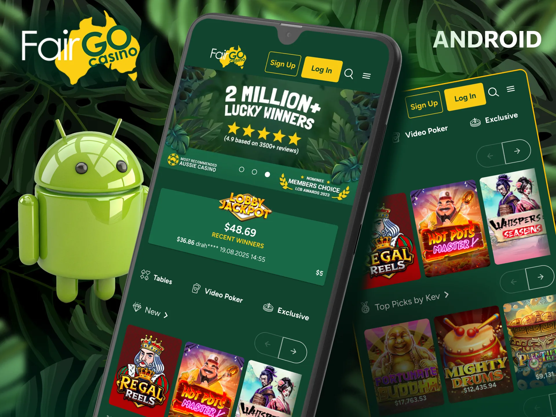 Step-by-step instructions for downloading the Fair Go Casino app.