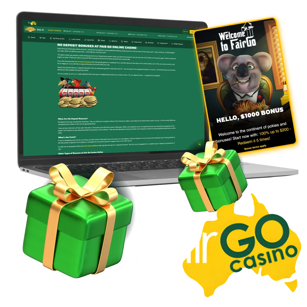 Register at Fair Go Casino Australia and claim $200 bonus free.