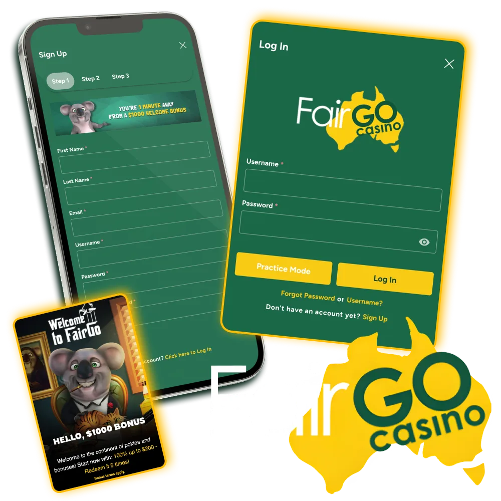 Sign in to Fair Go Casino and claim your welcome rewards.