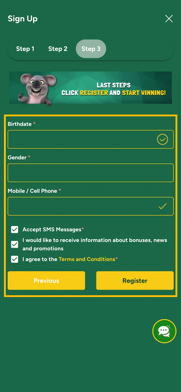 Fair Go Casino mobile login to access games instantly.